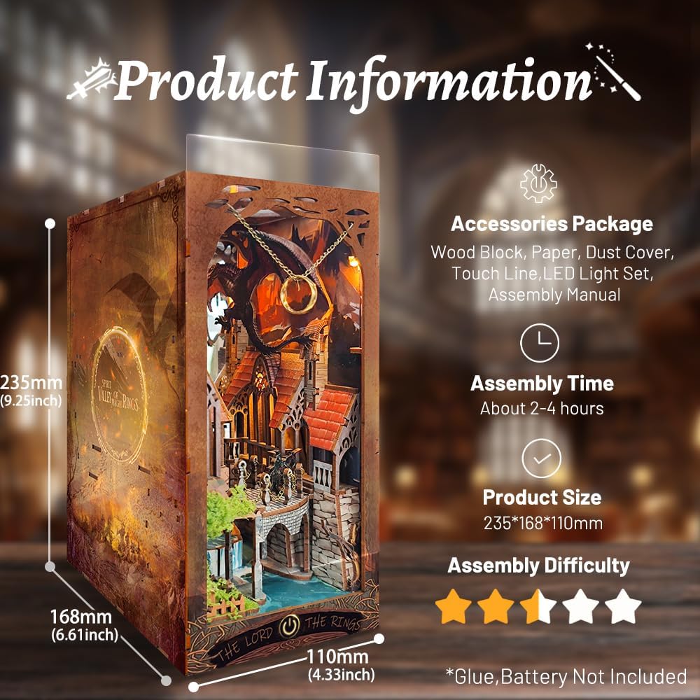 Handcrafted Wooden Book Nook